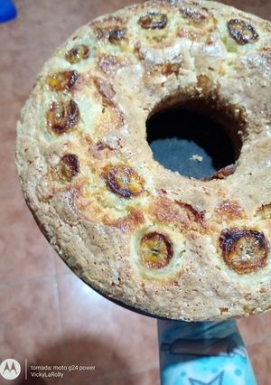 Una foto de Budín de bananas