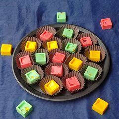 A picture of Chocolate Mithai.