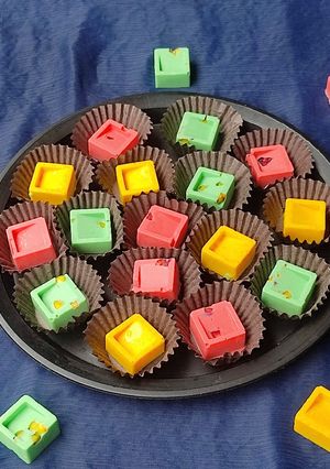 A picture of Chocolate Mithai.