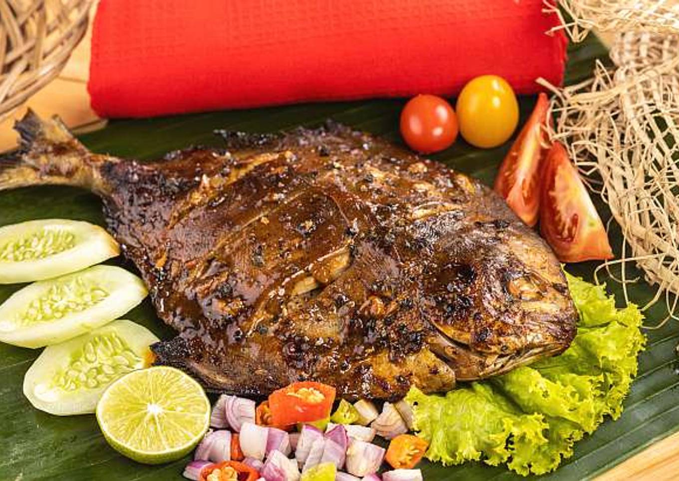 Resep Bawal Bakar Lada Hitam