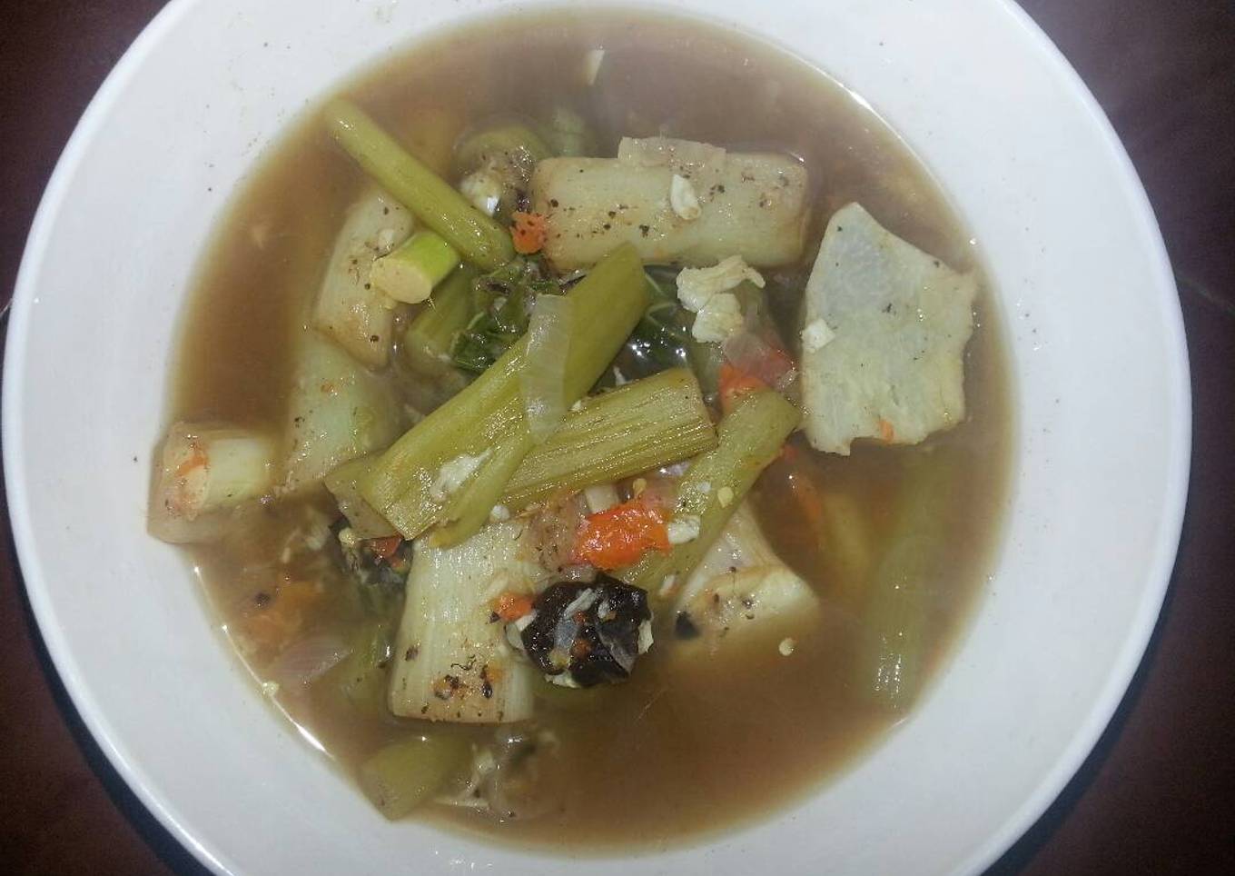 Keladi Sayur Assam Pedas