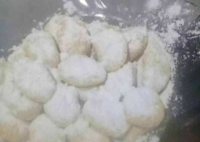 Kue putri salju kilat langsung habis 🍪🍪🍪