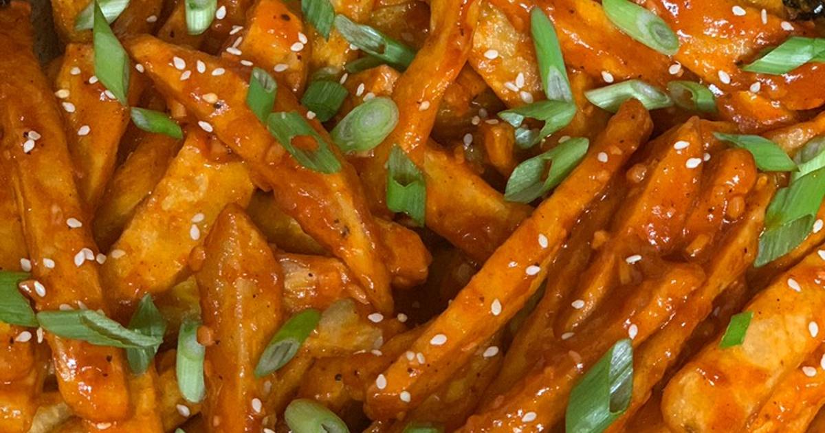 Crispy Honey Chilli Fries Recipe by faiza kazmi Cookpad