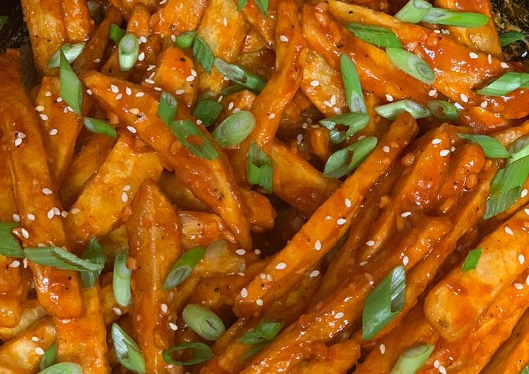 Step-by-Step Guide to Cook Speedy Crispy Honey Chilli Fries