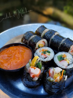 Foto resep Crab Stick Kimbab (김밥)