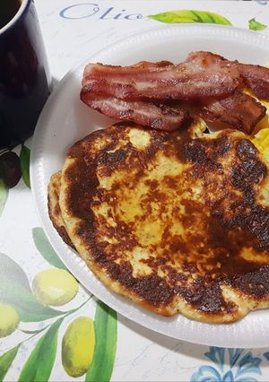 Una foto de Pancakes de queso crema Low Carb