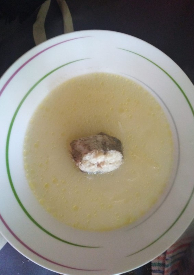 Una foto de Pescada en blanco