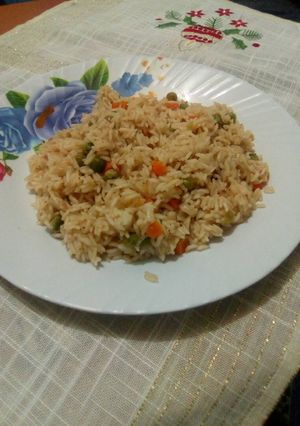 A picture of Vegetable rice.