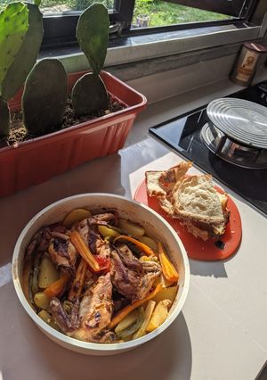Foto resep Mediterranean style roasted chicken