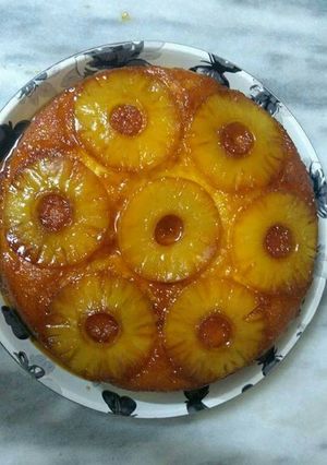 صورة لوصفة كيكة الاناناس