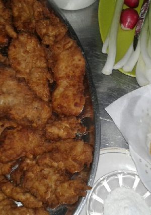 صورة لوصفة اسكالوب شرائح الدجاج