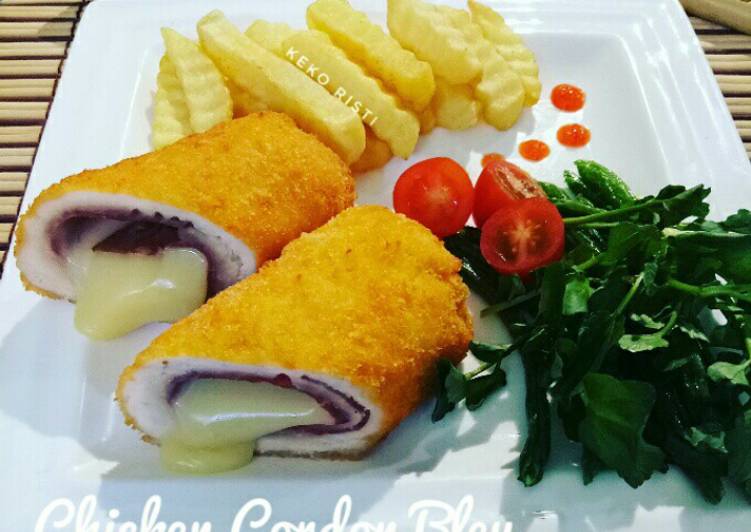 Resep Chicken Cordon Bleu Anti Gagal