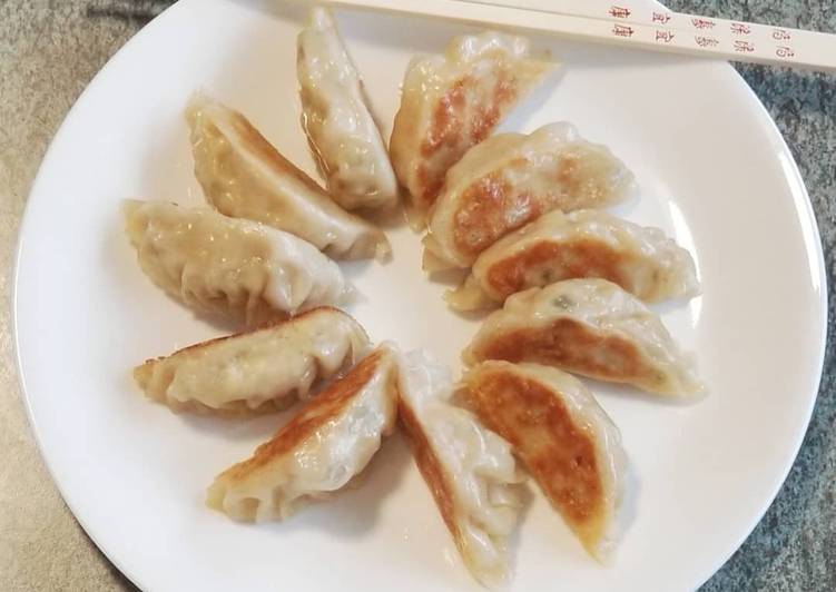 Resep Chinese dumpling yummy banget ala Flin Flon ♥️😍 (Guo Tie/Gyoza) #versi halal Enak dan Antiribet