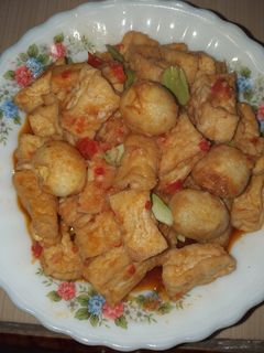 Foto resep Balado telur puyuh tahu putih