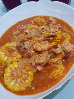 Foto resep Seafood Saus Padang (Cumi dan Udang)