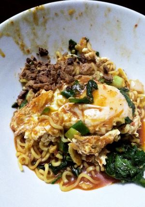 Foto resep Mie Nyemek Setan