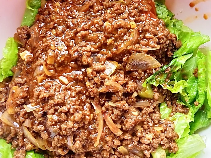 Easy Way Prepare Recipe Healthy Minced BBQ Beef Salad that is  Makes Drooling, Tasty}