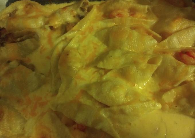 Recipe of Homemade Beautifuldesign&#39;s Jumbo Shrimp Stuffed Shells