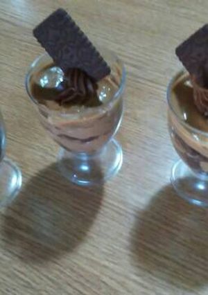 Una foto de Chocotorta fácil en vaso