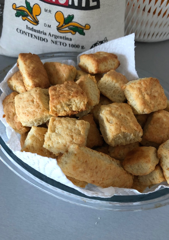 Una foto de Pancitos de queso para el mate