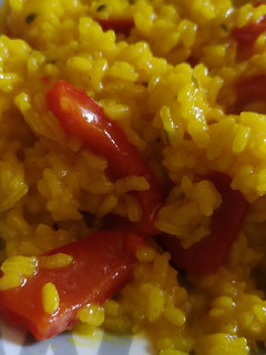 Una foto de Arroz con pimiento