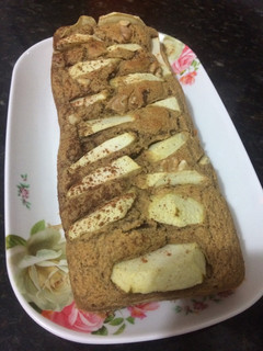 Una foto de Budín de manzana