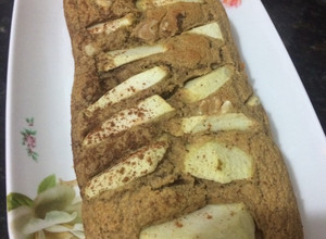 Una foto de Budín de manzana