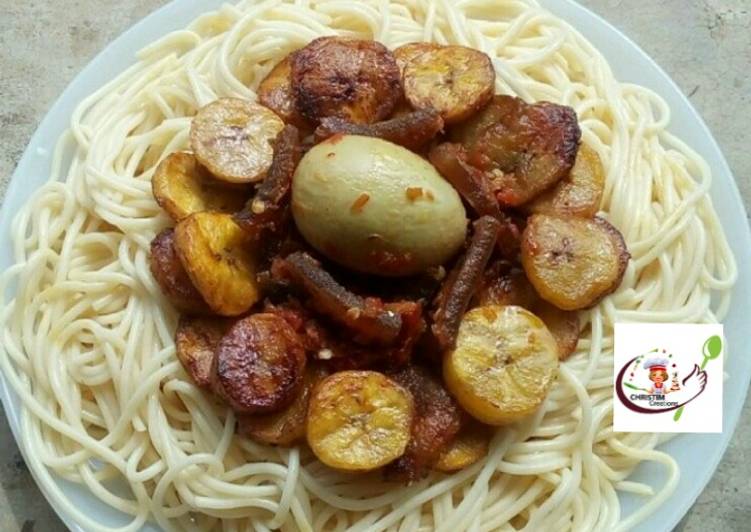 Guide to Make Spaghetti with sauce and dodo