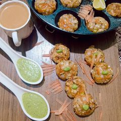 A picture of Veg Sago appe (Sabudana).