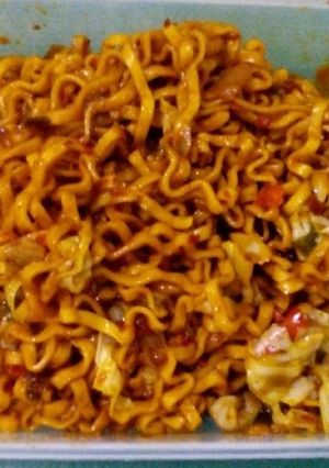 Foto resep Mie setan pedas spesial