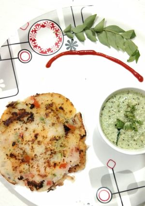 A picture of Uttapam.