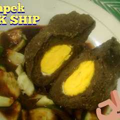 PEMPEK KAPAL SELAM HITAM/ BLACK SHIP PEMPEK / cemilan/ makanan khas palembang রেসিপির প্রধান ছবি
