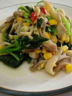 Foto resep Tumis Bayam Jamur