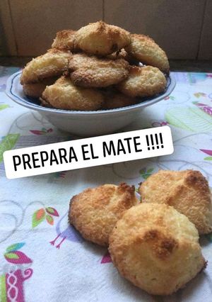 Una foto de Muy ricas, para acompañar el mate (coquitos)