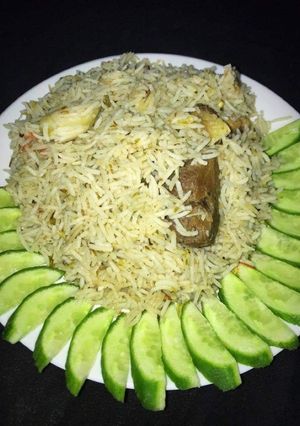 A picture of Beef potli pulao.