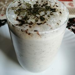 A picture of Mint smoked buttermilk.