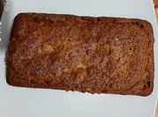 Una foto de pan de plátano con bicarbonato