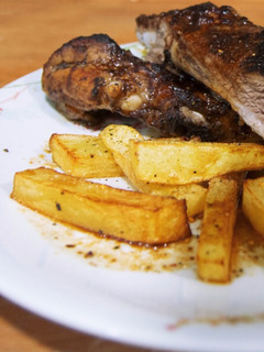 Una foto de Costilla de cerdo con salsa Barbacoa casera