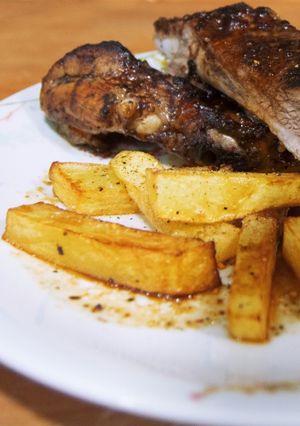 Foto principal de Costilla de cerdo con salsa Barbacoa casera