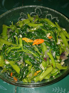 Foto resep Tumis kangkung pedas