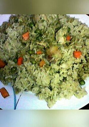 Una foto de Arroz con pollo