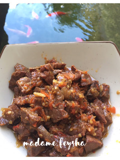 Foto resep 2. Oseng Paru Mercon