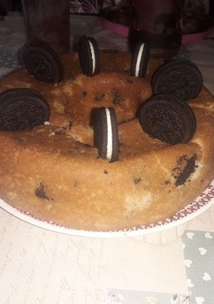 Una foto de Budín con galletitas