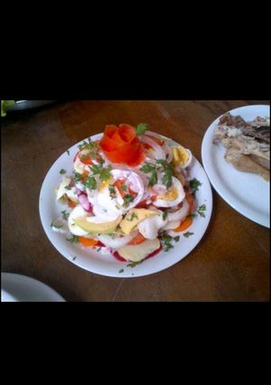 Una foto de Ensalada carp tradicionar