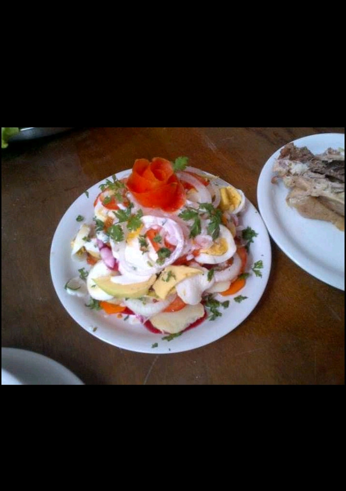 Una foto de Ensalada carp tradicionar