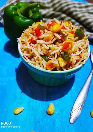 A picture of Quick Mexican fried rice.