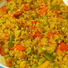 A picture of Brown Rice Pulao.