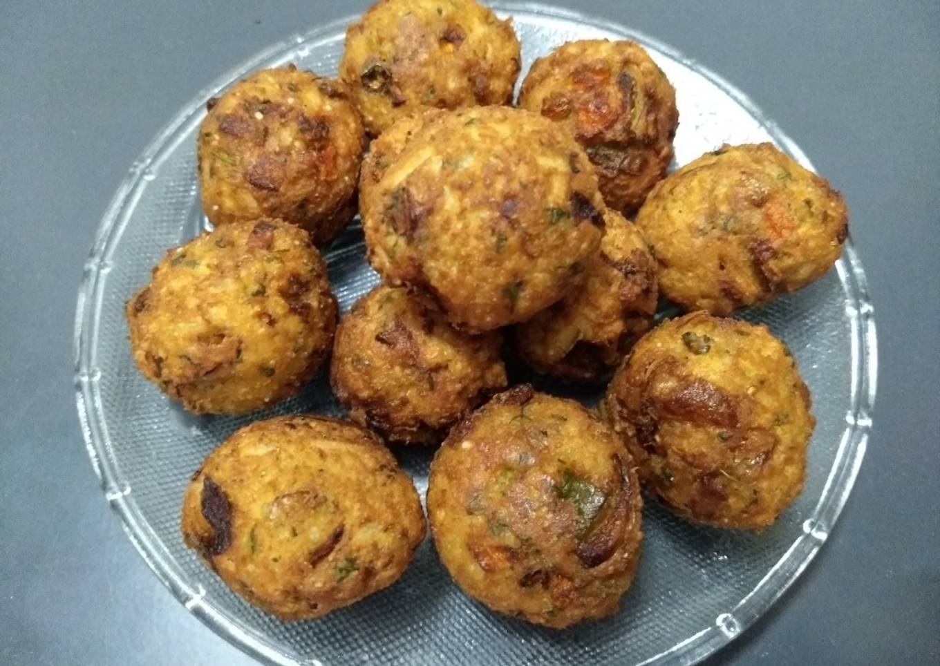 Leftover rice balls