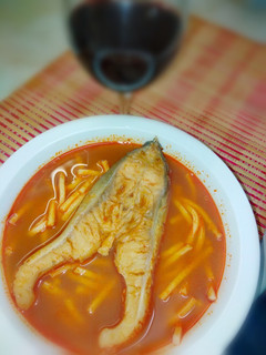 Kalocsai vegyes halászlé 🐟❤️ recept fotója