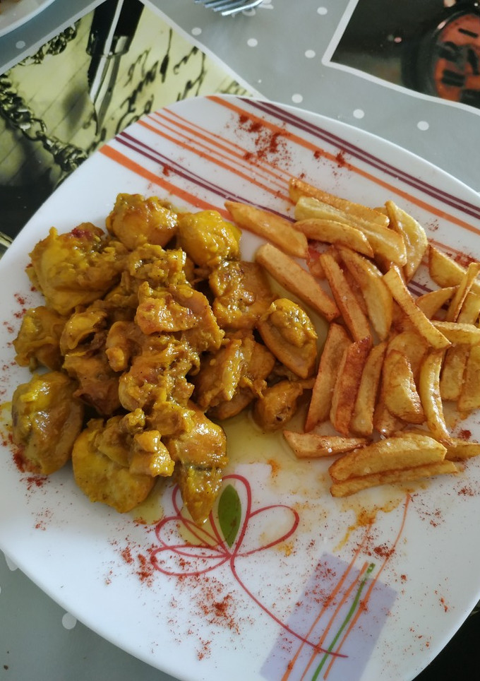 Una foto de Conejo encebollado